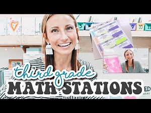 3RD GRADE MATH STATIONS