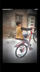 CYCLE WHLEE☠️#stunt #whlee#suhailraider1