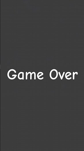Game Over sound effect