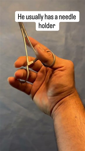 You can recognise a surgeon by their hand #surgery #thirsttrap #surgeon #surgeons #shorts