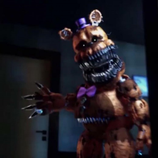 Nightmare Fredbear FNAF Voice Line Animated