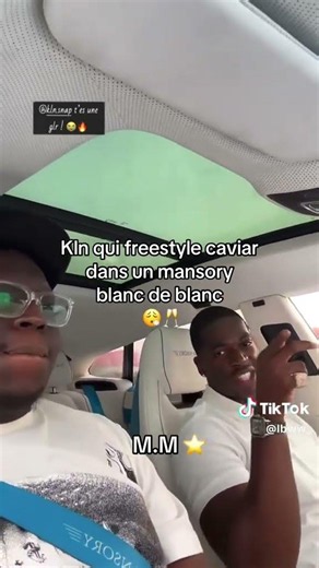 KLN QUI FREESTYLE CAVIAR DANS UN MANSORY BLANC DE BLANC #kln #rap #l2b #music #rapfrancais #paris