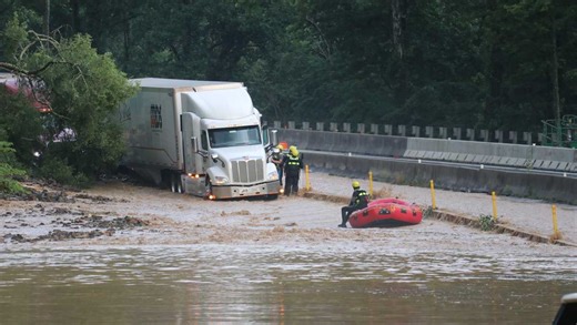 Reopen date for I-40 announced after rockslide