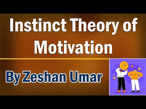 Instinct Theory of Motivation with full explanation by Zeshan Umar