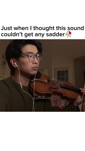 Music is Therapy on Instagram: "Why am I started crying 😭 Follow for more... . . #violin #violinist #violinplayer #violincover #liveperformance #sadsongs #music #song #themusicverse 📸 - @kurttheviolinist"