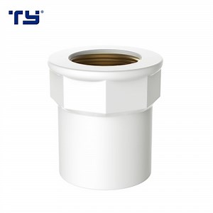 [Hot Item] PVC U-PVC Pressure Female Adapter (BRASS) Pipe Fitting Water Supply DIN GB Pn16 Pn10 Plastic S Tube for Water Supply