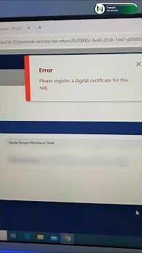 Cara Registrasi Serrifikat Digital #coretax #coretaxdjp #djponline #laporpajak