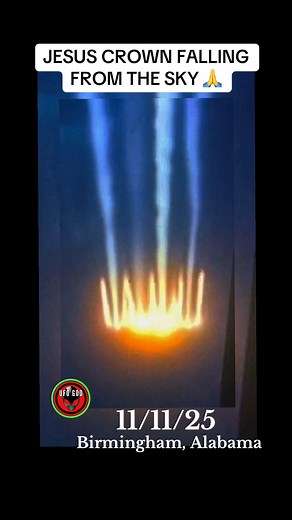 JESUS CROWN FALLING FROM THE SKY #JESUS #GOD #BIBLE #CHURCH #JESUSCHRIST | UFO GOD