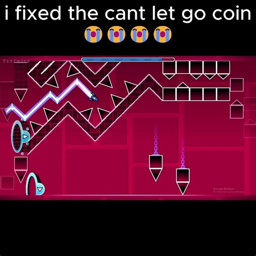 guys the coin is better now #geometrydash #gd #gaming #coin