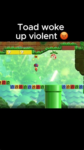 Why is toad so angry in Super Mario Bros Wonder? #mario #nintendoswitch #nintendo