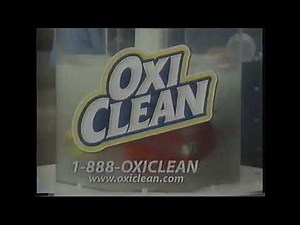 Oxy Clean 'Oxi Challenge' Short Commercial with Billy Mays 2004