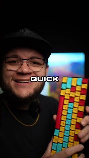 Quick little sound test #keyboard #clicky #typing #custom #keycaps #computer #office #soundtest