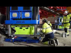 Nordic Crane with new jacking system, the Enerpac JS250.