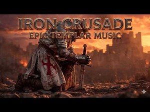 IRON CRUSADE ⚔️ Epic Templar Music | 1H Powerful Orchestral Chants & Medieval Battle Anthems