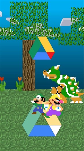 Help Bowser add more color to the Driver icon. 🔥🔥 #minecraftshorts #mario #shorts