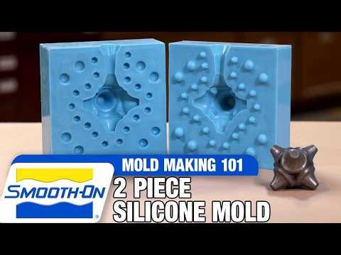 How to Make a 2 Piece Silicone Rubber Mold | Mold Making 101
