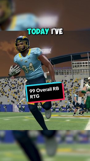 Creating a 99 Overall Running Back in College Football