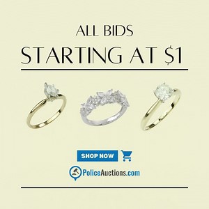 745 reactions · 95 shares | All Bids Start at $1! Certified Diamonds, Collector Coins, Gold, and Much More! | PoliceAuctions.com | Facebook