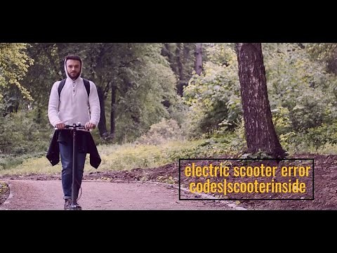 Electric Scooter Error Codes