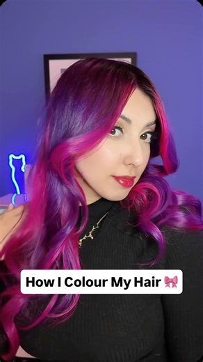 Yammy | AD, I have crazy colored hair… and I wanted more of it. I get asked all the time how I achieve my hair, so I recreated my pink + purple on... | Instagram