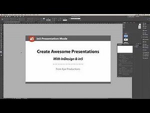 Building the Slides — Creating Awesome Presentations InDesign & in5
