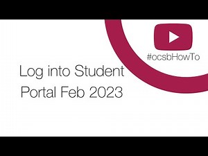 Log into Student Portal Feb 2023