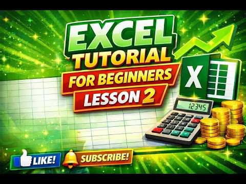 Microsoft Excel Complete Course in Urdu – Lesson 2