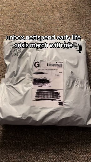 unbox nettspend early life crisis merch #unbox #fyp #unboxingvideo #nettspend #edit