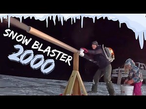 SNOWBLASTER 2000 Snow Ball Gun - Boys VS Girls