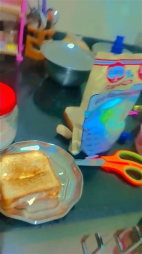 my mum making is something new recipe from the bread