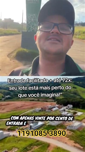 LOTES ENTRADA MAIS PARCELAS DIRETO LOTEADORA CHAMA 1191085-3890
