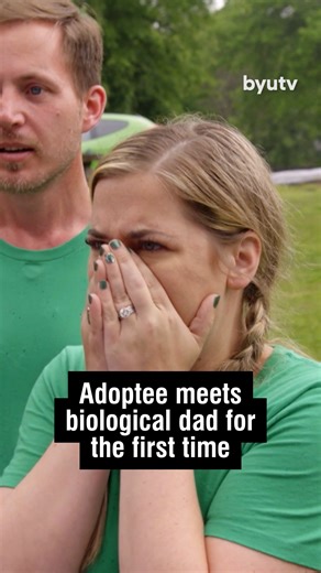 Meeting for the first time after 34 years. 🥹💚 DeShae was adopted into a wonderful family, but after becoming a mother herself, she began to wonder about her own roots. Today she meets her dad for the first time, and it is everything she could have hoped for. 💖 #RelativeRace #BYUtv #Adoption #FamilyReunited | Relative Race