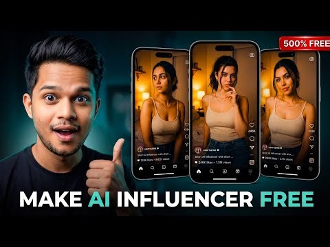 AI Influencer Kaise Banaye 500% FREE | How to Create Hyper-Realistic AI Influencer 2026