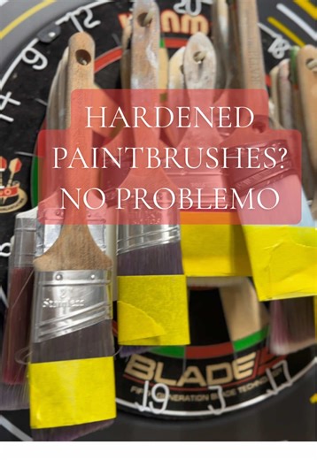 Revive Your Hardened Paintbrushes Easily