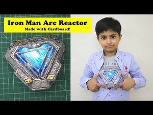 I made Iron Man Arc Reactor Mark 85 from Avengers Endgame (in Hindi) | Easy Cardboard Craft DIY Idea