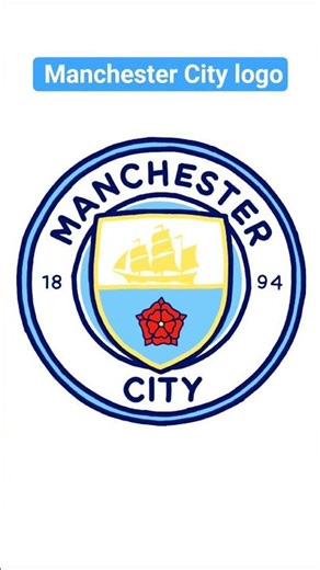 Drawing Manchester City logo #art #manchestercity #drawing #fyp