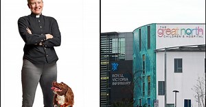 The Geordie Hospital chaplain - and her dog - who help staff and patients