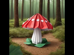 How to Make an Origami Mushroom | Step-by-Step Tutorial