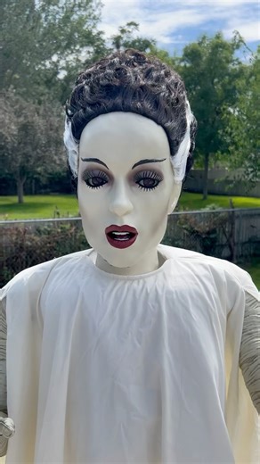 NEW FOR 2025 | Home Depot Halloween Animated Universal Bride of Frankenstein Animatronic Prop