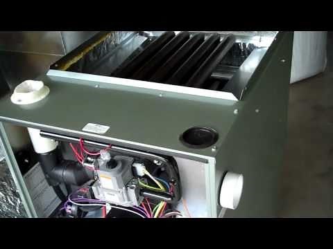 Rheem RGRM 90+ two stage gas furnace installation