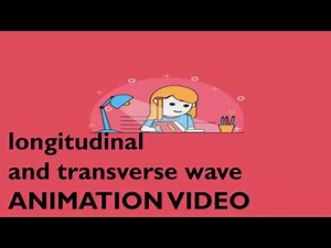 Longitudinal and transverse wave animation video