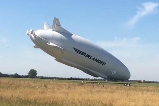 Footage shows world’s biggest aircraft crashing into the ground