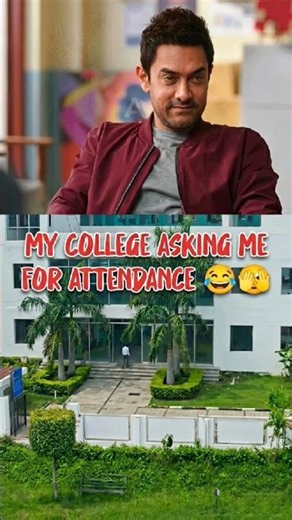 When College Asks For 75% Attendance 🤣 #shorts #collegememes