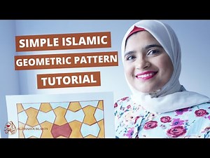 Simple Islamic Geometric Pattern - Four Fold Family