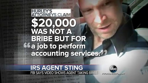 IRS Agent Caught in a Sting
