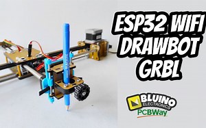 如何制作 CNC 机器绘图机器人 GRBL - ESP32 Wifi Drawbot 绘图笔