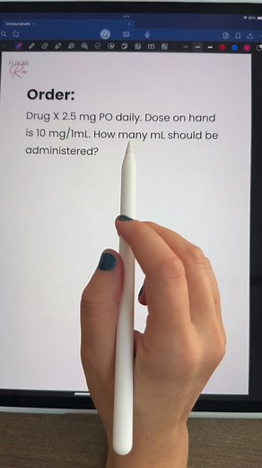 2.4K views · 325 reactions | Practice using dimensional analysis to solve nursing dosage calculation questions. Yes, this one is easy, but it is still valuable practice because you can use dimensional analysis for ANY dosage problem. Tell us your answer in the comments. #nursing #nursingschool #nursingstudent #nursingschoolproblems #nursingstudentlife #futurern #nclex | Future RN Nursing | Facebook