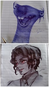 168 reactions · 21 comments | Watch till the end 殺 Muzan Kibutsuji Drawing Sid Drawing Nagka violation guys repost Kuna lang #ballpointpendrawing #drawing #ballpointpen #drawinganime | John CJ Bayarcal | Facebook