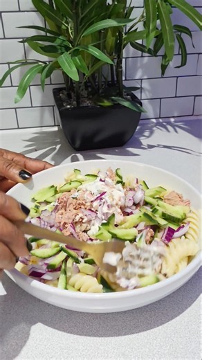 The Best Tuna Pasta Salad recipe #salad #food #saladrecipe #tunasalad