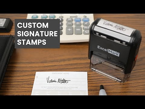 Custom Signature Self-Inking Stamps